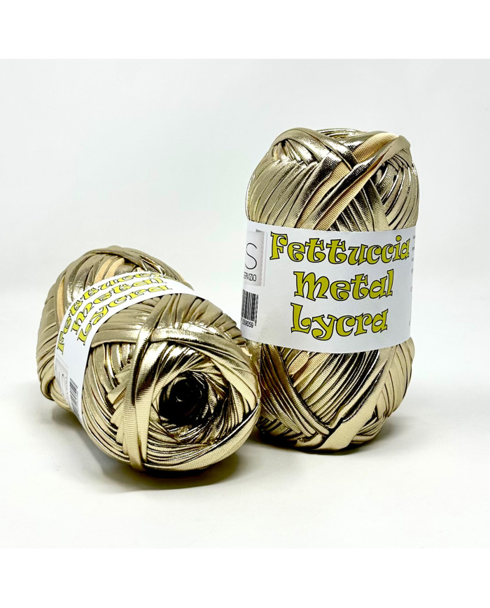 FETTUCCIA METAL LYCRA MAS COL 1 ORO BIANCO