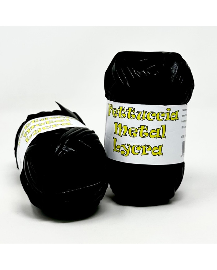 FETTUCCIA METAL LYCRA MAS COL 18 NERO