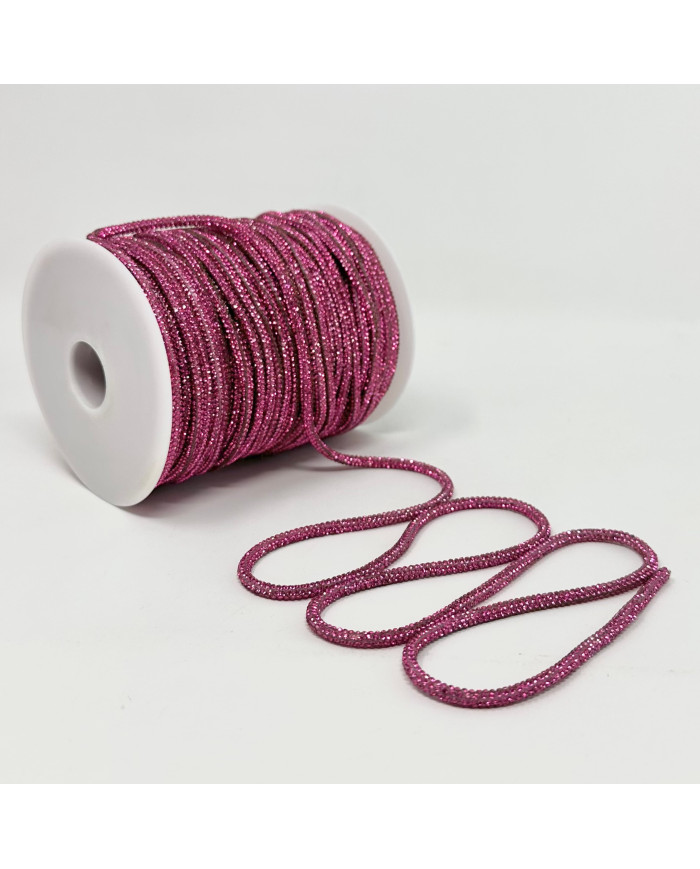 TUBOLARE STRASS CS018 COL 11 FUXIA