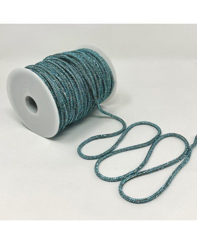 TUBOLARE STRASS CS018 COL 15 AZZURRO