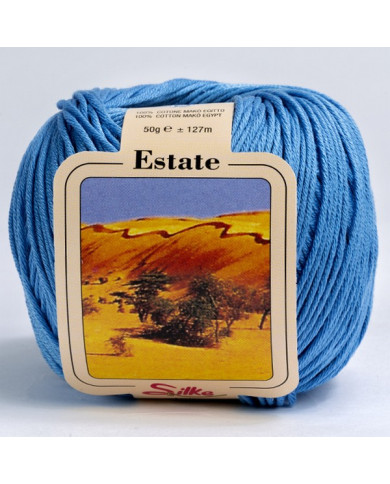 FILATO SILKE (1 GOM GR. 50 M.127) COL 35 CELESTE