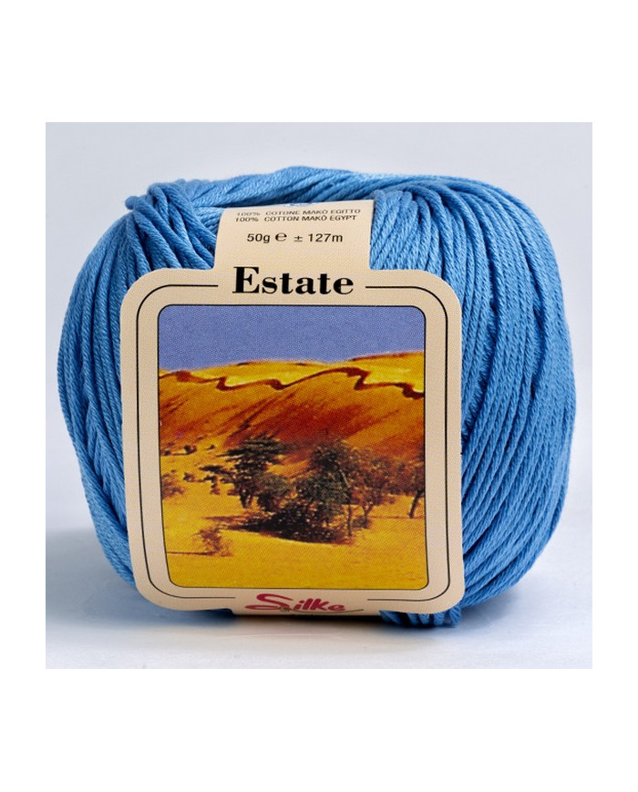 FILATO SILKE (1 GOM GR. 50 M.127) COL 35 CELESTE