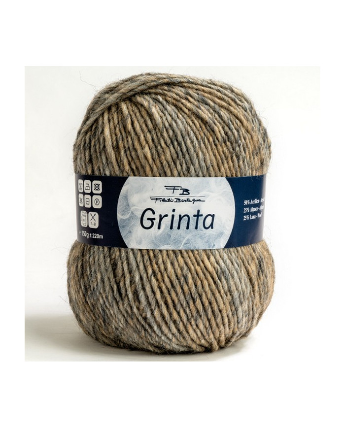 FILATO GRINTA BERTAGNA FILATI COL 115 TORTORA MEL.