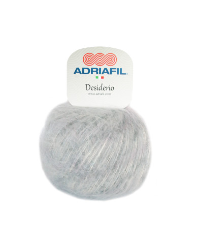 FILATO DESIDERIO ADRIAFIL MOHAIR SETA 60 GRIGIO