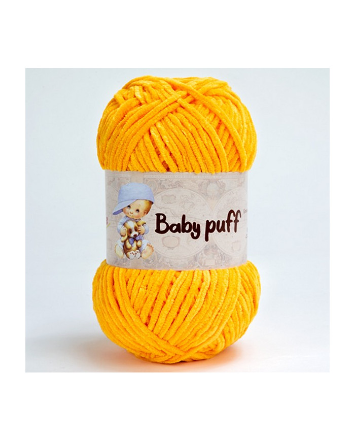 FILATO BABY PUFF SILKE COL.52 GIALLO