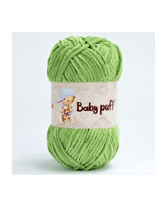 FILATO BABY PUFF SILKE COL.57 VERDE PRATO