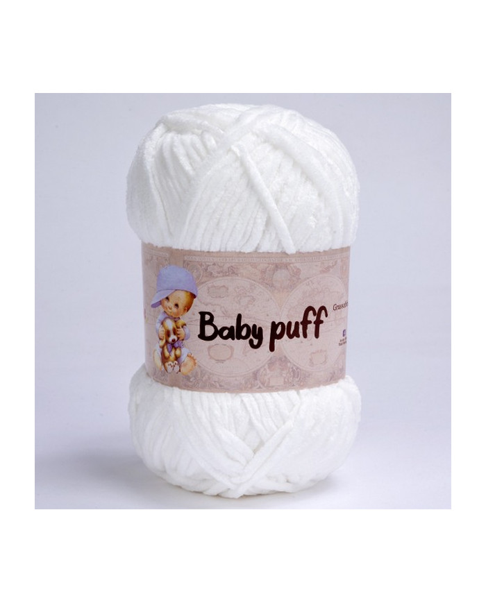 FILATO BABY PUFF SILKE COL.100 BIANCO
