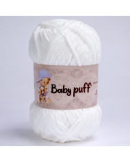 FILATO BABY PUFF SILKE COL.100 BIANCO