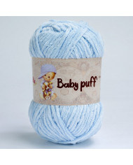 FILATO BABY PUFF SILKE COL.102 CELESTE