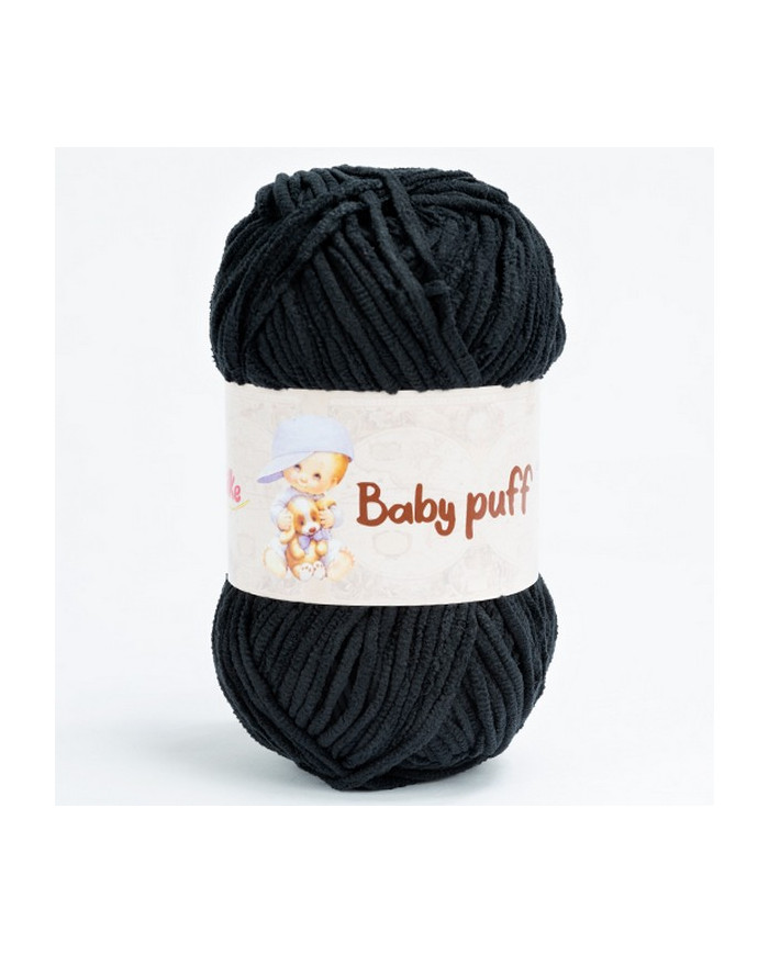FILATO BABY PUFF SILKE COL.200 NERO