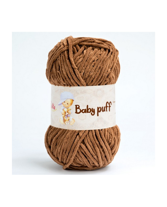 FILATO BABY PUFF SILKE COL.247 MARRONE TEDDY