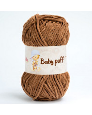 FILATO BABY PUFF SILKE COL.247 MARRONE TEDDY
