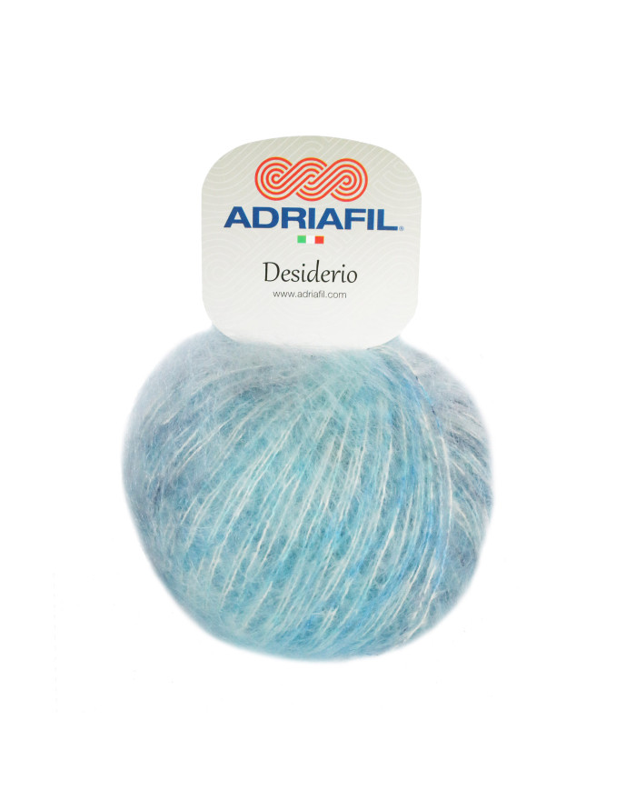 FILATO DESIDERIO ADRIAFIL MOHAIR SETA 64 AZZURRO