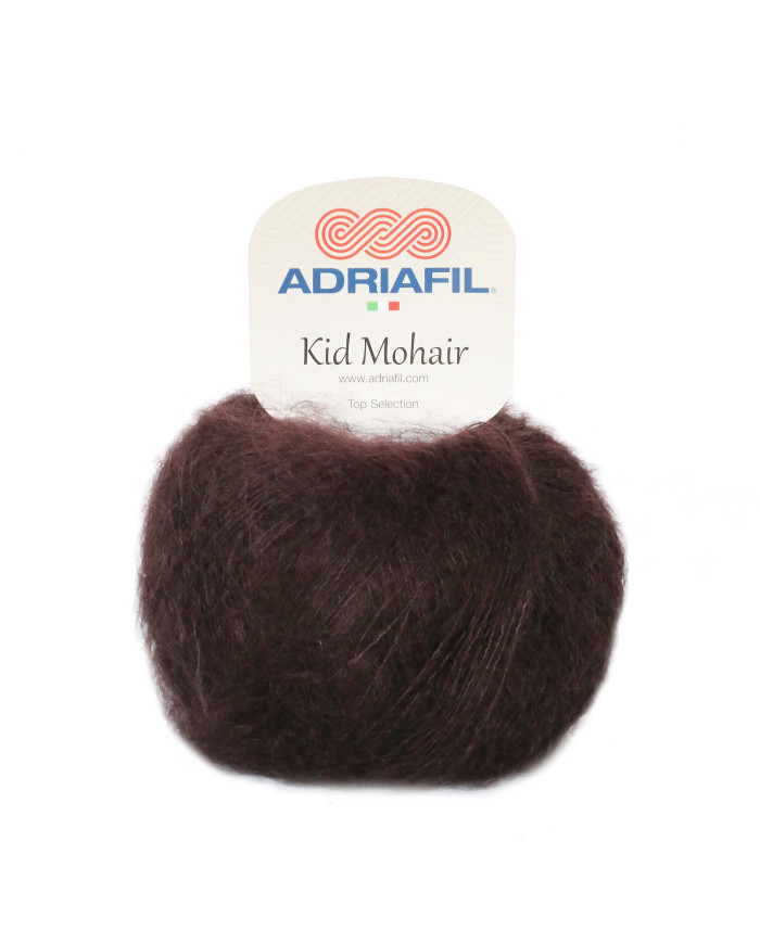 FILATO KID MOHAIR ADRIAFIL (GOM 25 G.) 27 CIOCCOL.