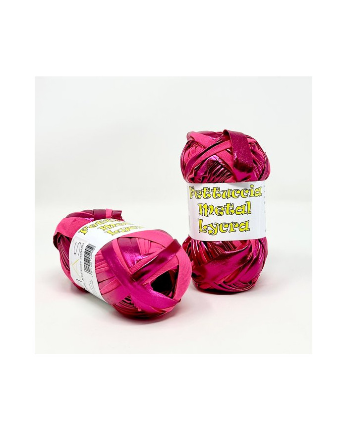 FETTUCCIA METAL LYCRA MAS COL 8 FUXIA