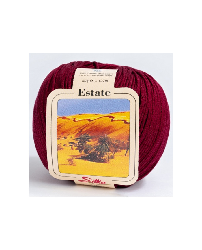 FILATO SILKE (1 GOM GR. 50 M.127) COL 950 BORDEAUX