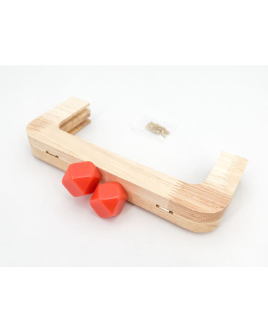 CLIK CLAK LEGNO PRISMA CM 20 X 8  COL 04 ARANCIO