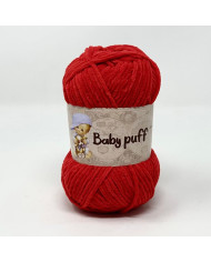 FILATO BABY PUFF SILKE COL.575 ROSSO