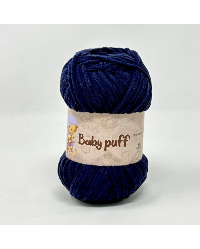 FILATO BABY PUFF SILKE COL.615 BLU