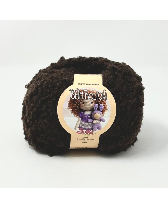 FILATO BAMBOLINA SILKE (50 G.) 444 MARRONE