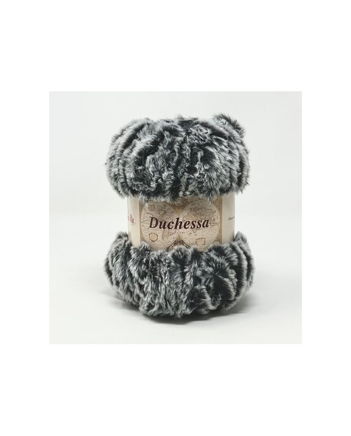 FILATO DUCHESSA SILKE COL.83 NERO/ BIANCO