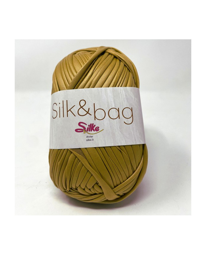 FETTUCCIA SILK&BAG ECOPELLE (100 GR) 40 SENAPE