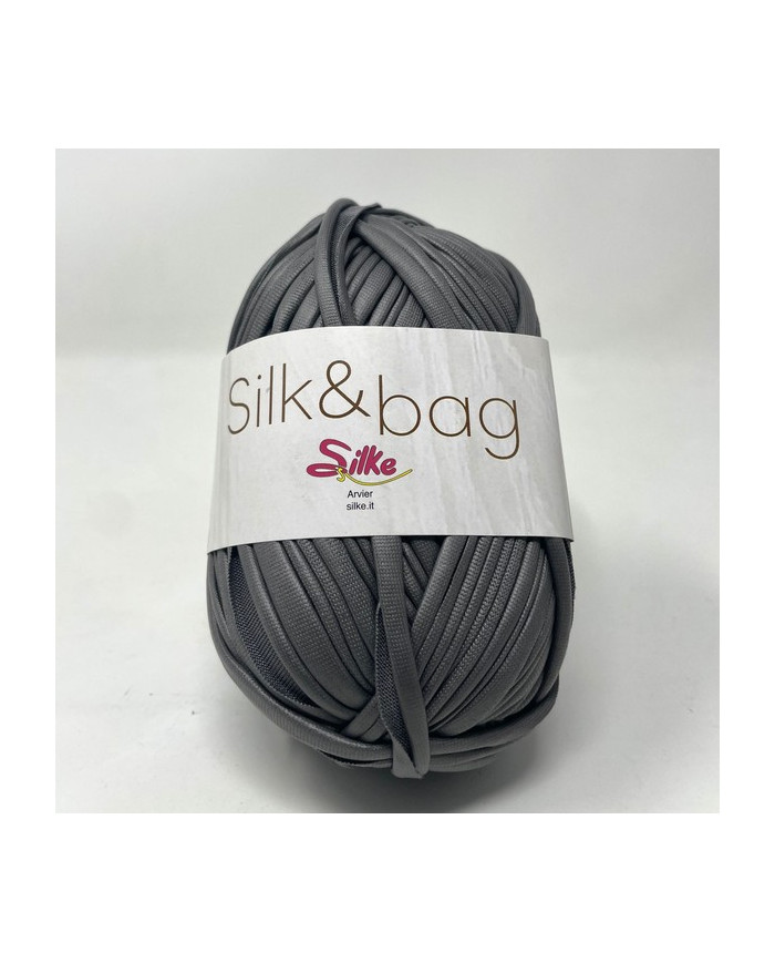 FETTUCCIA SILK&BAG ECOPELLE (100 GR) 42 GRIGIO