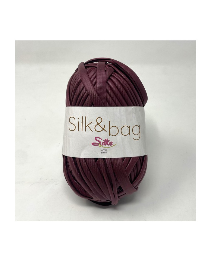 FETTUCCIA SILK&BAG ECOPELLE (100 GR) 46 BORDEAUX