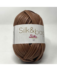 FETTUCCIA SILK&BAG ECOPELLE (100 GR) 44 MARRONE CH