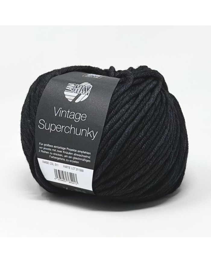 LANA VINTAGE SUPERCHUNKY GRIGIO ANTRACITE