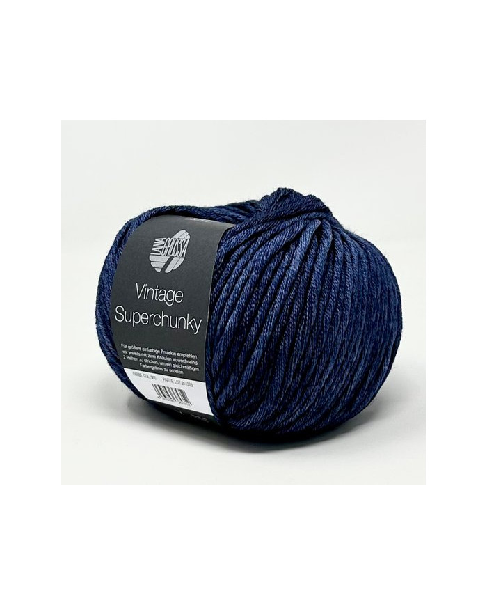 LANA VINTAGE SUPERCHUNKY BLU SCURO