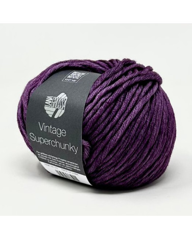 LANA VINTAGE SUPERCHUNKY VIOLA ANTICO