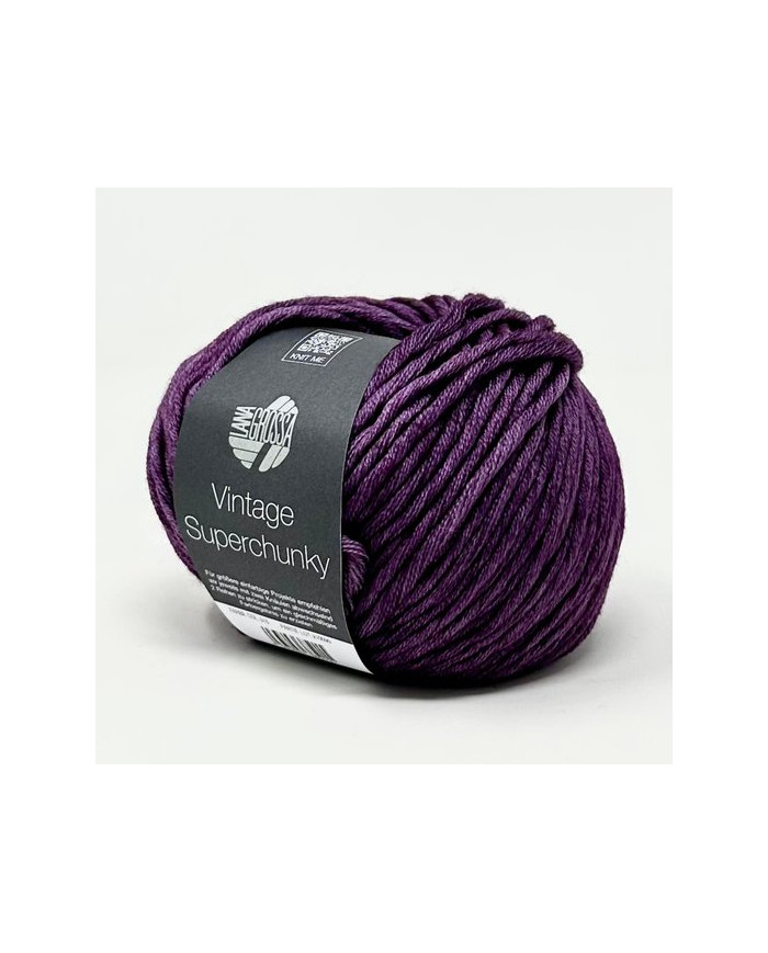 LANA VINTAGE SUPERCHUNKY VIOLA ANTICO