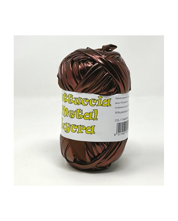 FETTUCCIA METAL LYCRA MAS COL 17 MARRONE