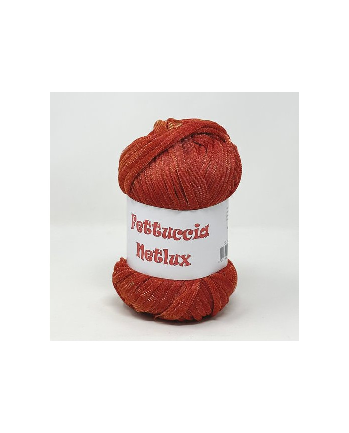 FETTUCCIA NETLUX DA 100 GR COL 70 ROSSO