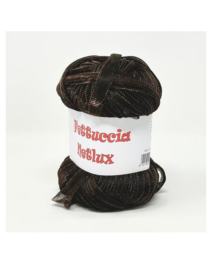 FETTUCCIA NETLUX DA 100 GR COL 75 MARRONE