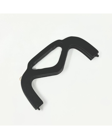 MANICO POCHETTE IN LEGNO CM 20*8,5 NERO