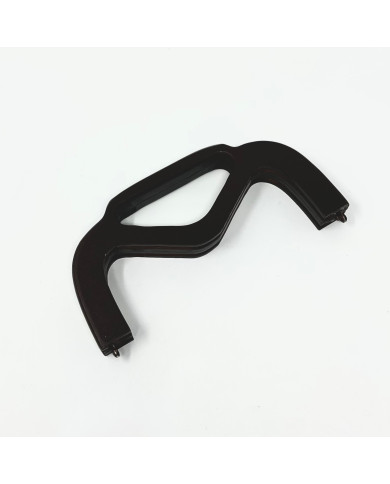 MANICO POCHETTE IN LEGNO CM 20*8,5 TESTA MORO