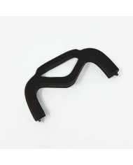 MANICO POCHETTE IN LEGNO CM 20*8,5 TESTA MORO