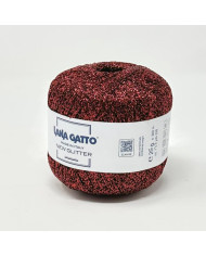 FILATO NEWGLITTER 30782 ROSSO SCURO