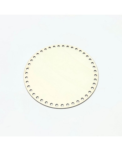 FONDO LEGNO TONDO CM 20 CON FORI