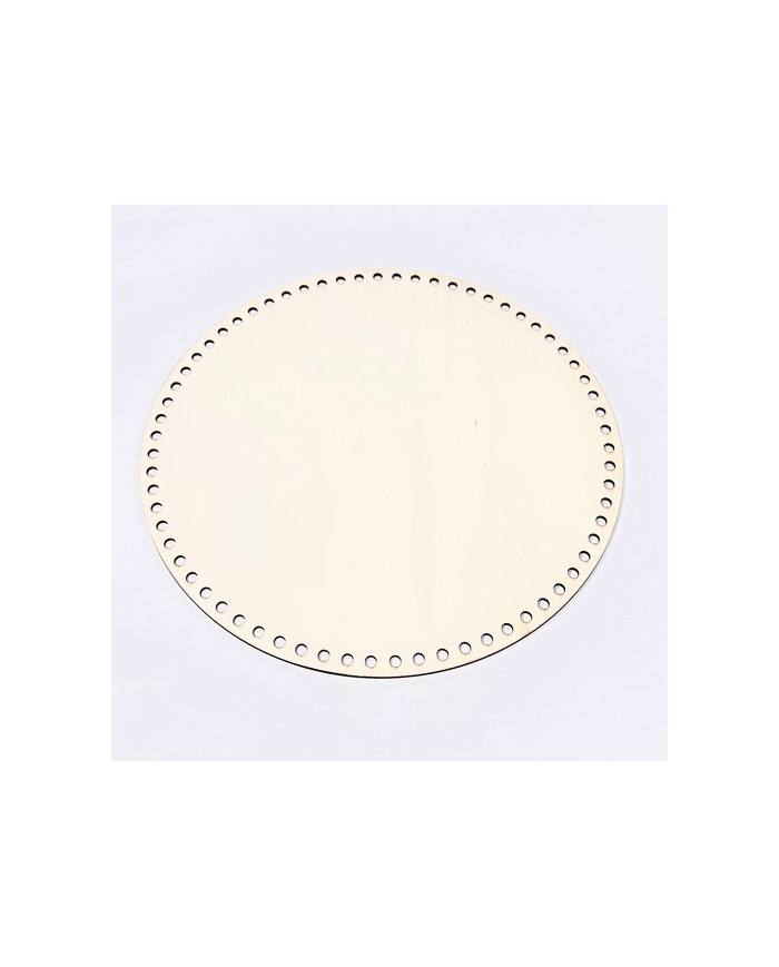 FONDO LEGNO TONDO CM 30 CON FORI