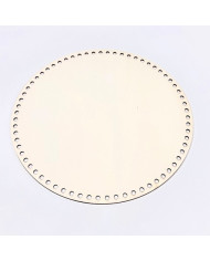 FONDO LEGNO TONDO CM 30 CON FORI