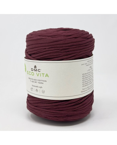 DMC ECO VITA T-SHIRT YARN (450 G.) COL BORDEAUX