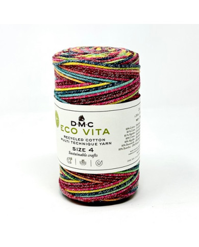 DMC ECO VITA MM 4 MULTICOLOR (250 GR) 390 COL 107