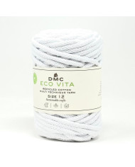 DMC ECO VITA 12 (250 GR, 55 MT) 100 BIANCO