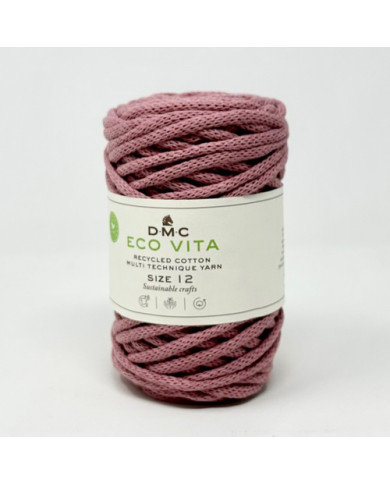 DMC ECO VITA 12 (250 GR, 55 MT) 042 ROSA ANTICO