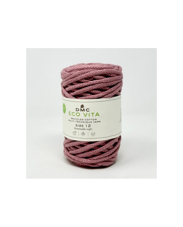 DMC ECO VITA 12 (250 GR, 55 MT) 042 ROSA ANTICO