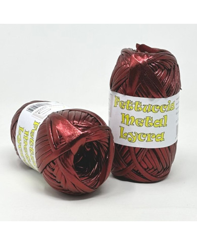 FETTUCCIA METAL LYCRA MAS COL 19 BORDEAUX