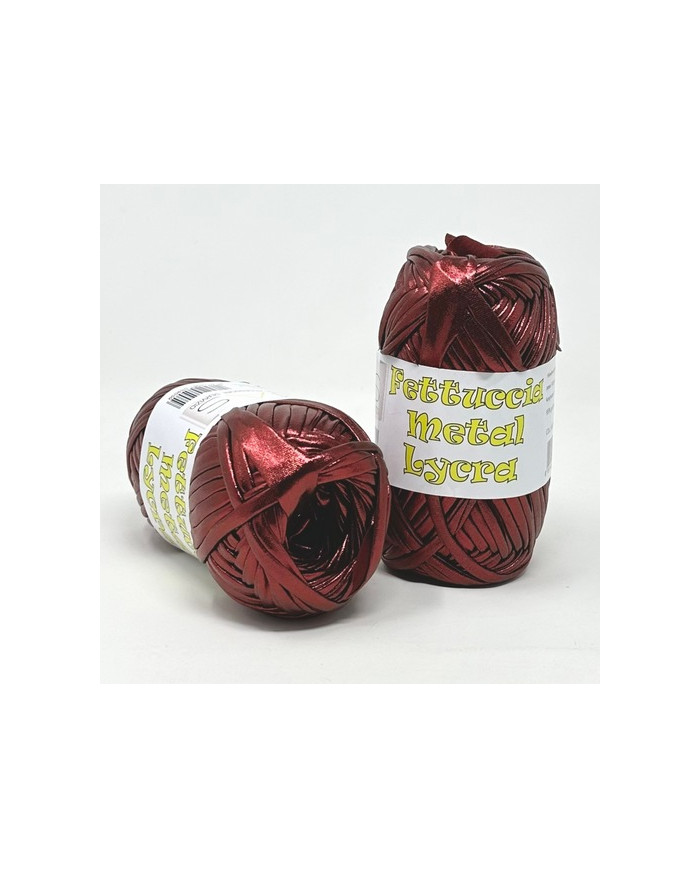 FETTUCCIA METAL LYCRA MAS COL 19 BORDEAUX
